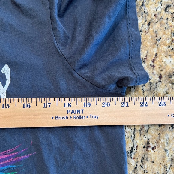 WOMENS JOURNEY DEPARTURE GRAY GRAPHIC BAND TEE T SHIRT XL - Picture 4 of 5